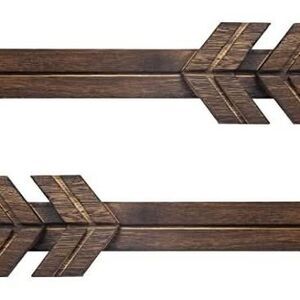 Rustic Wooden Arrow Wall Decor Farmhouse, 15" Wood Arrows Sign Wall Hanging Art